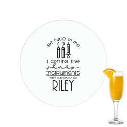 Dental Hygienist Printed Drink Topper - 2.15" (Personalized)