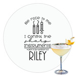 Dental Hygienist Printed Drink Topper - 3.5" (Personalized)