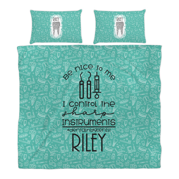 Dental Hygienist Duvet Cover Set - King - Alt Approval