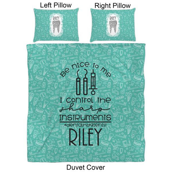 Dental Hygienist Duvet Cover Set - Queen - Approval