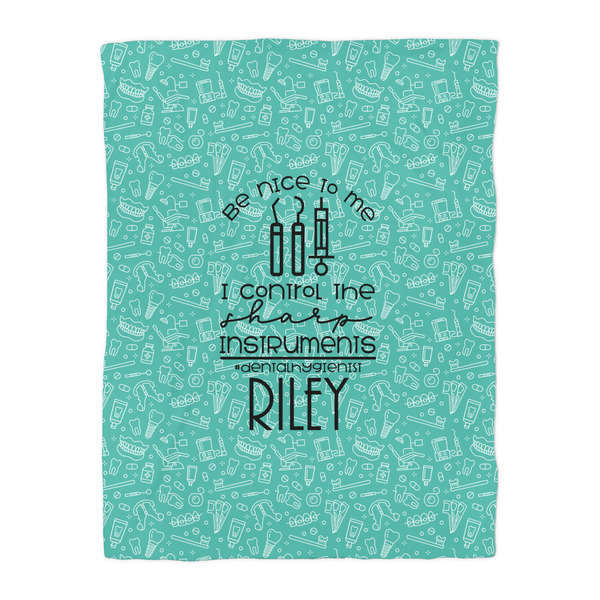 Dental Hygienist Duvet Cover - Twin - Front