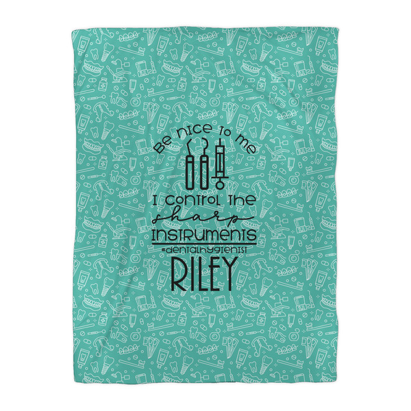 Dental Hygienist Duvet Cover - Twin XL - Front