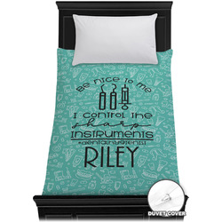 Dental Hygienist Duvet Cover - Twin (Personalized)