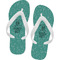 Dental Hygienist Flip Flops - Small (Personalized)