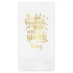 Dental Hygienist Guest Napkins - Foil Stamped (Personalized)