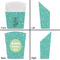 Dental Hygienist French Fry Favor Box - Front & Back View