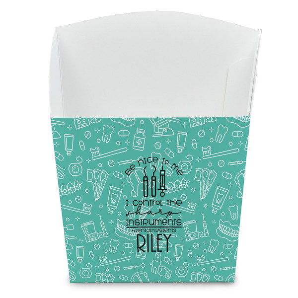 Custom Dental Hygienist French Fry Favor Boxes (Personalized)