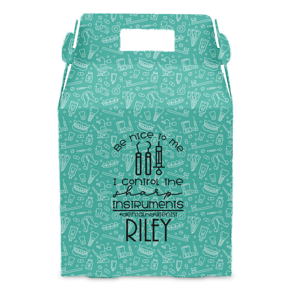Dental Hygienist Gable Favor Box - Front