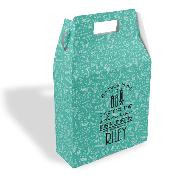 Custom Dental Hygienist Gable Favor Box (Personalized)