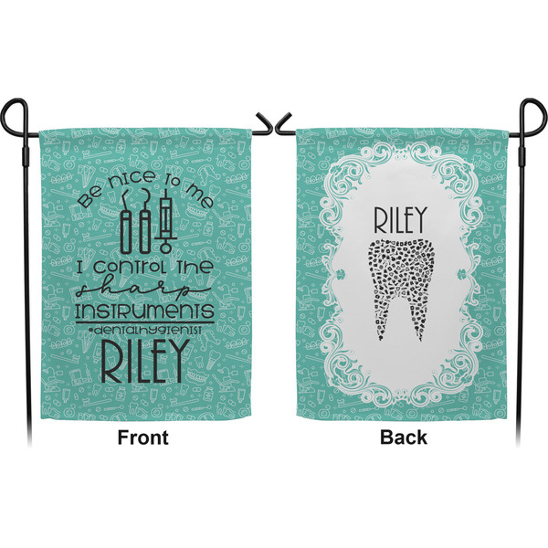 Dental Hygienist Garden Flag - Double Sided Front and Back
