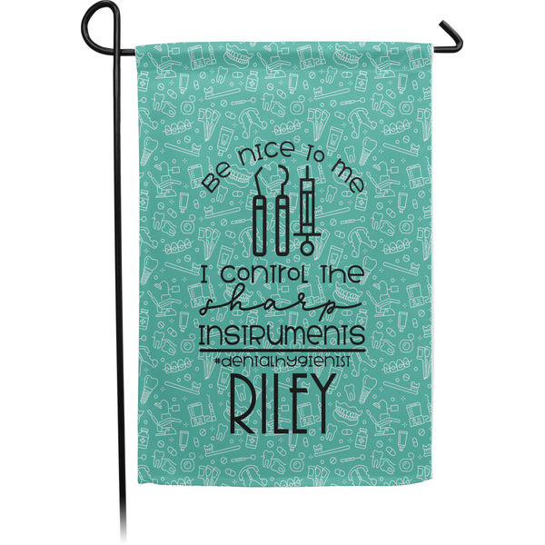 Custom Dental Hygienist Garden Flag (Personalized)