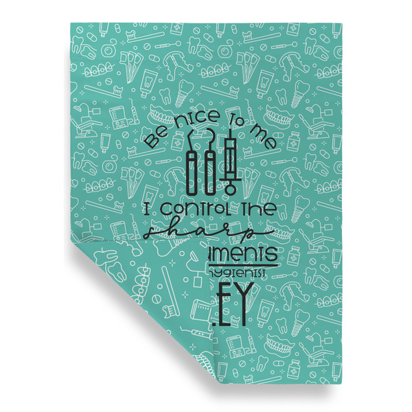Dental Hygienist Garden Flags - Large - Double Sided - FRONT FOLDED
