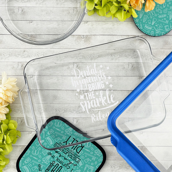 Dental Hygienist Glass Baking Dish - LIFESTYLE (13x9)