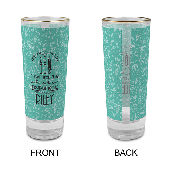 Dental Hygienist Glass Shot Glass - 2 oz - Single - APPROVAL