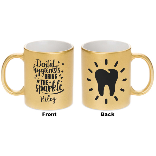 Dental Hygienist Gold Mug - Apvl