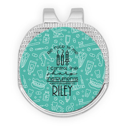 Dental Hygienist Golf Ball Marker - Hat Clip - Silver