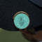 Dental Hygienist Golf Ball Marker Hat Clip - Gold - On Hat