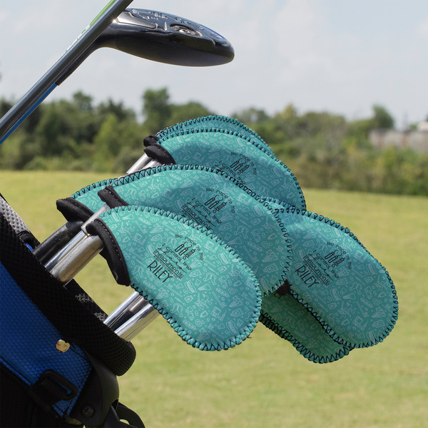 Custom Dental Hygienist Golf Club Iron Cover - Set of 9 (Personalized)