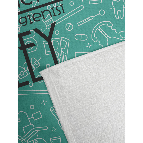 Dental Hygienist Golf Towel - Detail
