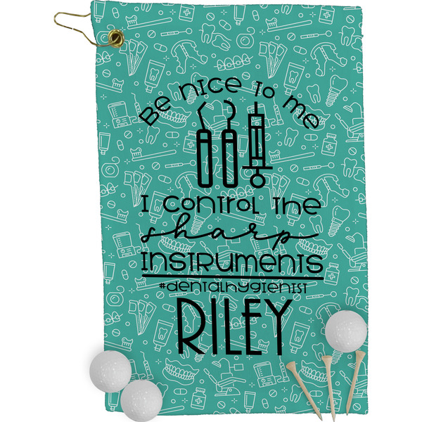 Dental Hygienist Golf Towel (Personalized)