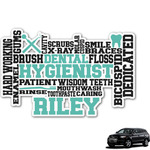 Dental Hygienist Graphic Car Decal (Personalized)