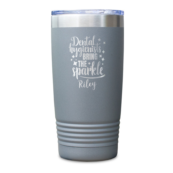 Dental Hygienist Gray Polar Camel Tumbler - 20oz - Single Sided - Approval