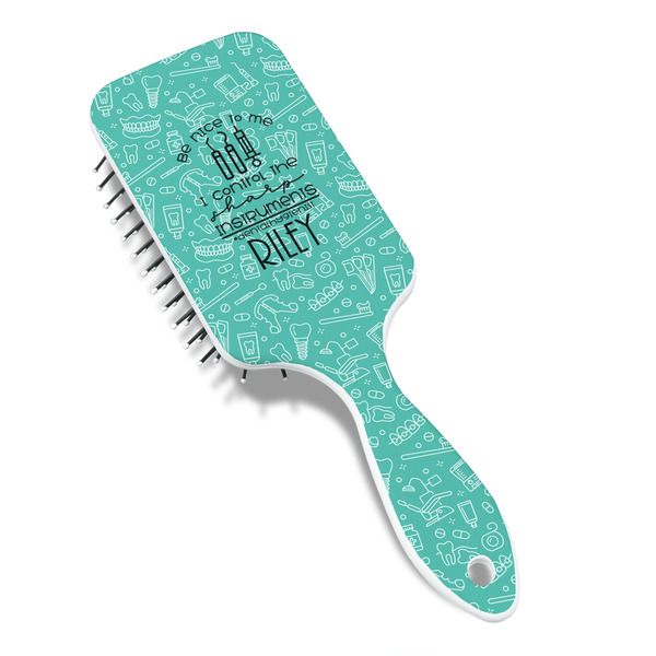 Dental Hygienist Hair Brush - Angle View