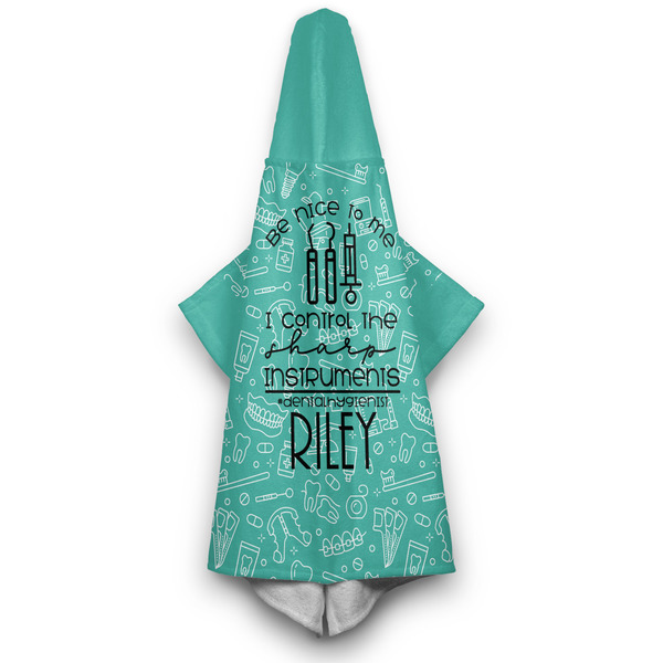 Dental Hygienist Hooded Towel - Hanging