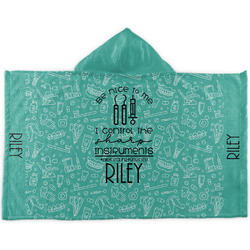 Dental Hygienist Kids Hooded Towel (Personalized)