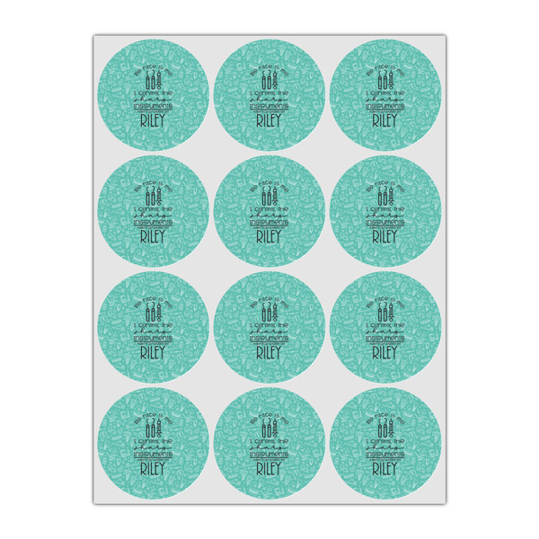 Dental Hygienist Icing Circle - Small - Set of 12