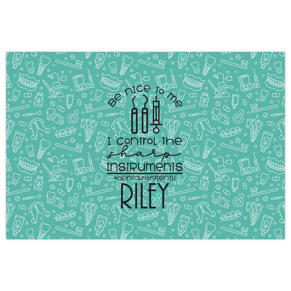 Dental Hygienist Indoor / Outdoor Rug - 2'x3' - Front Flat