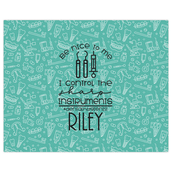 Dental Hygienist Indoor / Outdoor Rug - 8'x10' - Front Flat