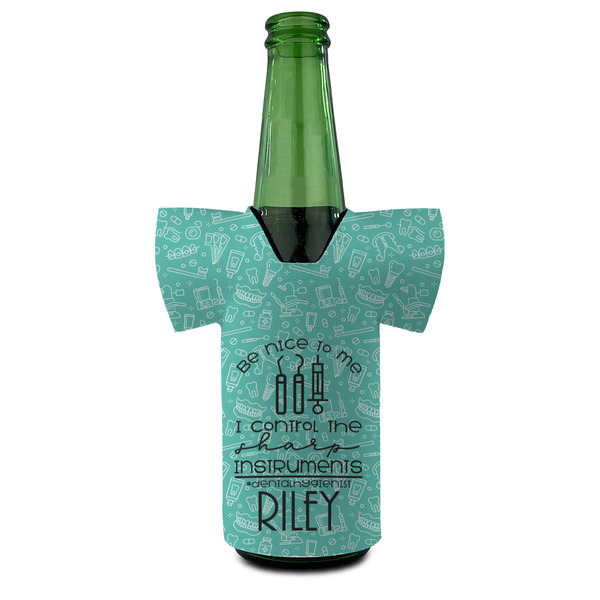 Dental Hygienist Jersey Bottle Cooler - FRONT (on bottle)