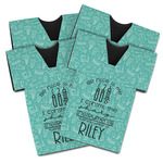 Dental Hygienist Jersey Bottle Cooler - Set of 4 (Personalized)