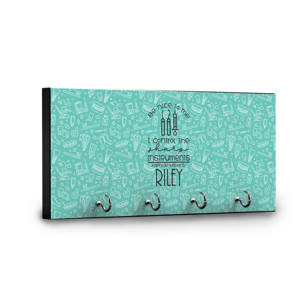 Dental Hygienist Key Hanger - Front View with Hooks