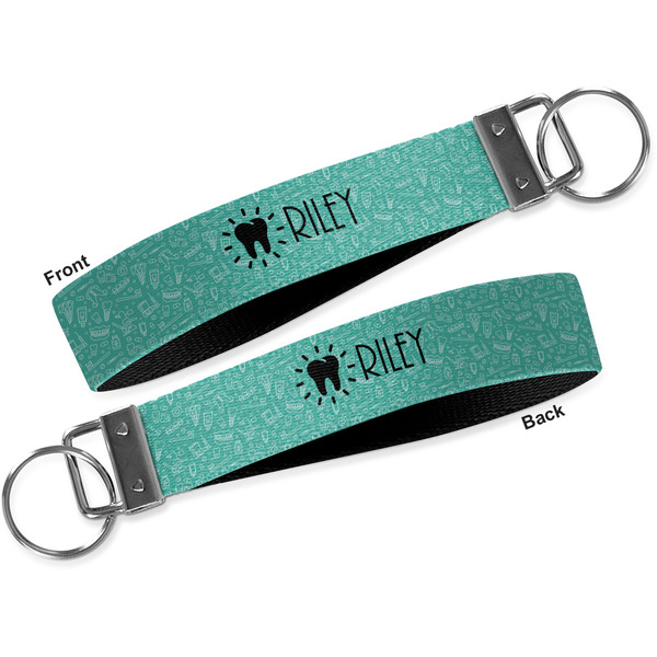 Dental Hygienist Key-chain - Metal and Nylon - Front and Back