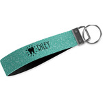 Dental Hygienist Webbing Keychain Fob - Small (Personalized)