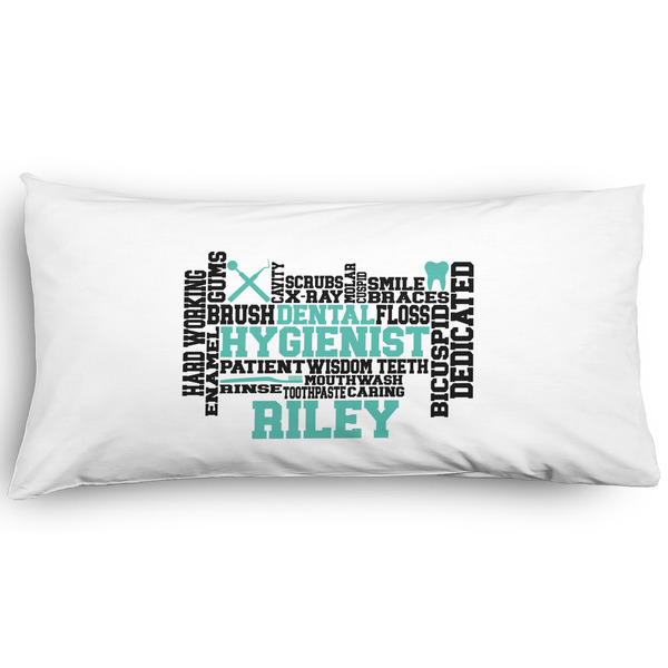 Custom Dental Hygienist Pillow Case - King - Graphic (Personalized)
