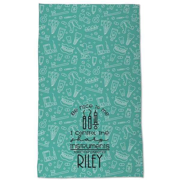 Dental Hygienist Kitchen Towel - Poly Cotton - Full Front