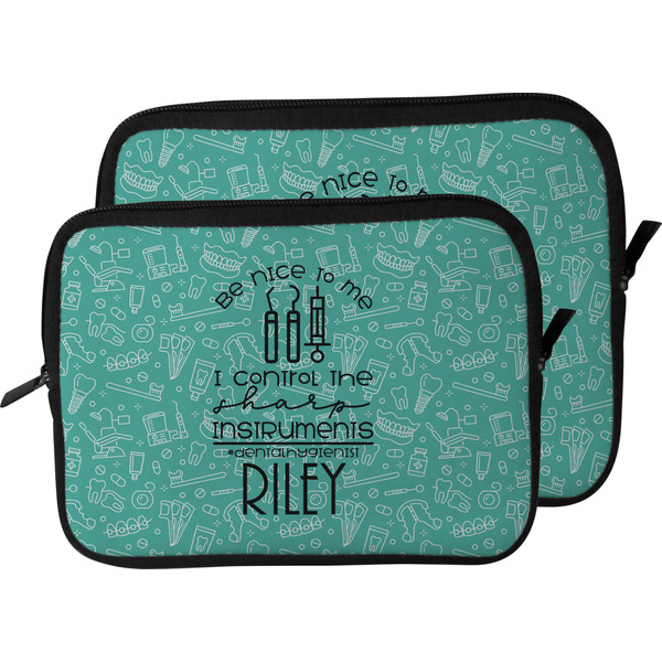 Dental Hygienist Laptop Sleeve (Size Comparison)