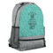 Dental Hygienist Large Backpack - Gray - Angled View