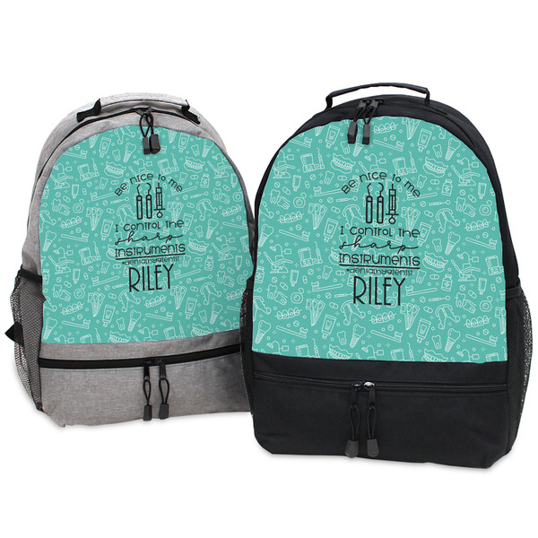 Dental Hygienist Large Backpacks - Both