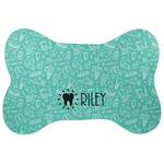 Dental Hygienist Bone Shaped Dog Food Mat (Personalized)