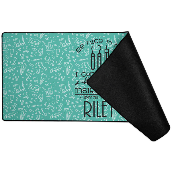 Dental Hygienist Large Gaming Mats - FRONT W/ FOLD