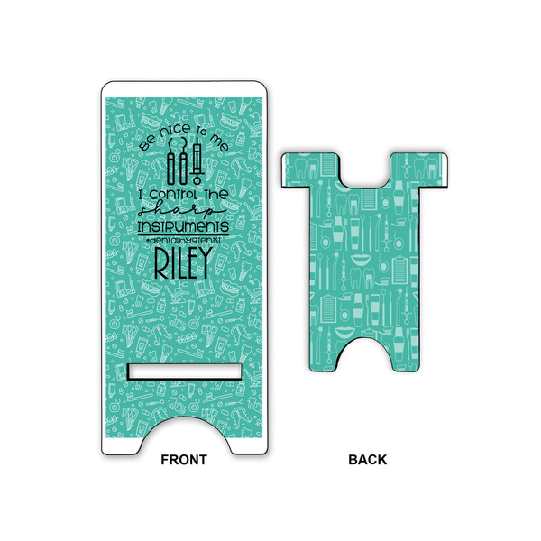 Dental Hygienist Large Phone Stand - Front & Back