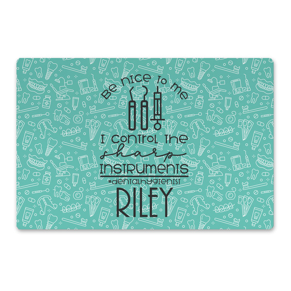 Custom Dental Hygienist Large Rectangle Car Magnet (Personalized)