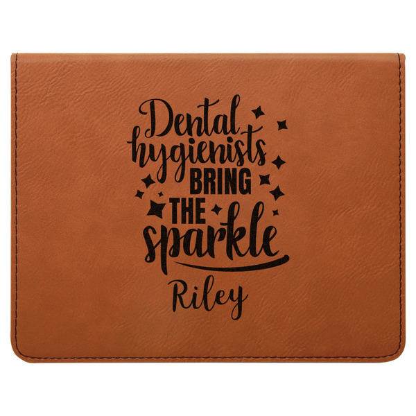 Dental Hygienist Leatherette 4-Piece Wine Tool Set Flat