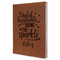 Dental Hygienist Leatherette Journal - Large - Single Sided (Personalized)