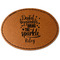 Dental Hygienist Faux Leather Iron On Patch - Oval (Personalized)