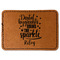 Dental Hygienist Faux Leather Iron On Patch - Rectangle (Personalized)